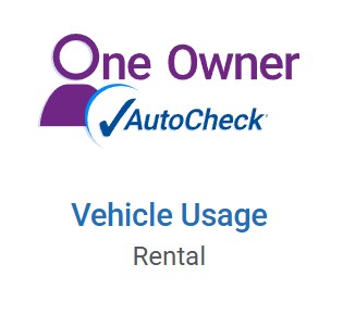 AutoCheck report showing rental vehicle use flag